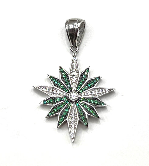 Sterling Silver Elegant Star Of Bethlehem Pendant