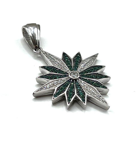 Sterling Silver Elegant Star Of Bethlehem Pendant