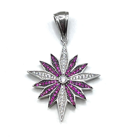 Sterling Silver Elegant Star Of Bethlehem Pendant