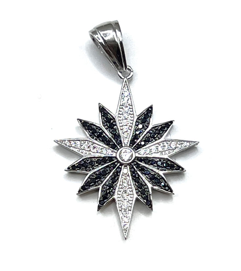 Sterling Silver Elegant Star Of Bethlehem Pendant