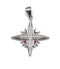 Sterling Silver Modern Star Of Bethlehem Pendant
