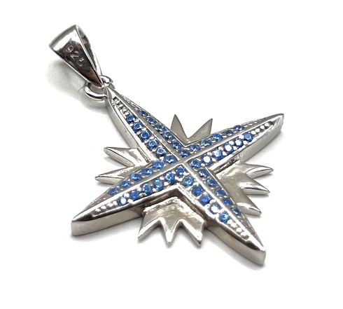Sterling Silver Star Of Bethlehem Pendant