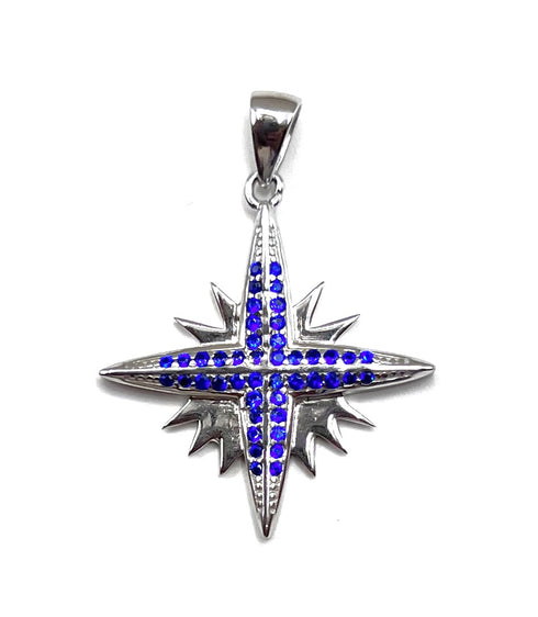 Sterling Silver Star Of Bethlehem Pendant