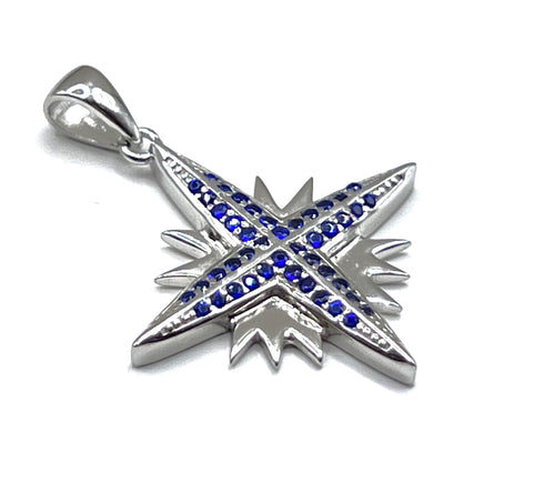 Sterling Silver Star Of Bethlehem Pendant