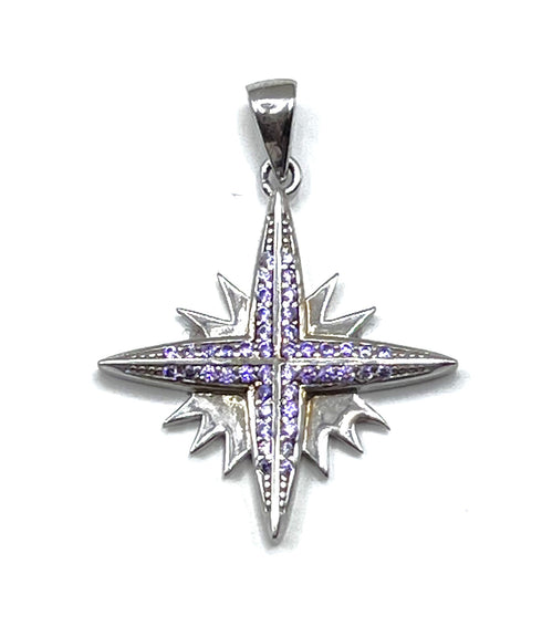 Sterling Silver Star Of Bethlehem Pendant