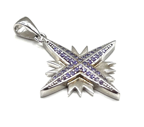 Sterling Silver Star Of Bethlehem Pendant