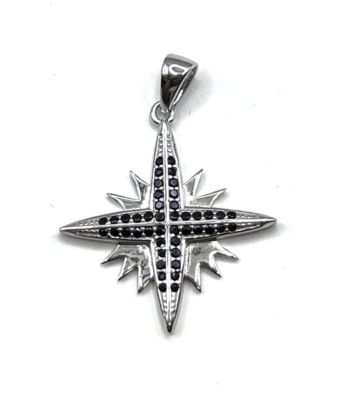 Sterling Silver Star Of Bethlehem Pendant