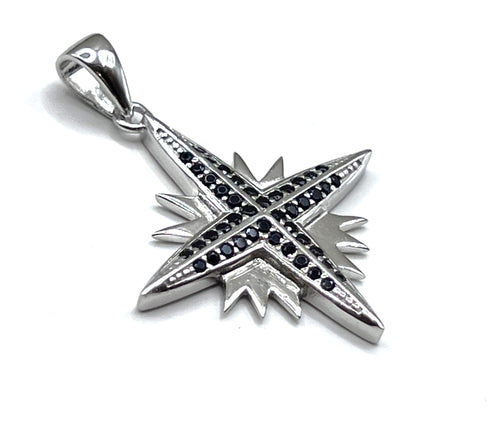 Sterling Silver Star Of Bethlehem Pendant