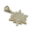 Sterling Pave Star Of Bethlehem Pendant