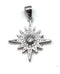 Sterling Pave Star Of Bethlehem Pendant