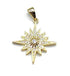 Sterling Pave Star Of Bethlehem Pendant