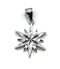 Sterling Shiny Star Of Bethlehem Pendant