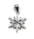Sterling Shiny Star Of Bethlehem Pendant