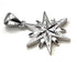 Sterling Shiny Star Of Bethlehem Pendant