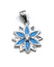 Sterling with Enamel Star Of Bethlehem Pendant