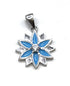Sterling with Enamel Star Of Bethlehem Pendant