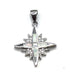 Sterling with Opal Star Of Bethlehem Pendant