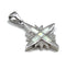 Sterling with Opal Star Of Bethlehem Pendant