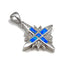 Sterling with Opal Star Of Bethlehem Pendant