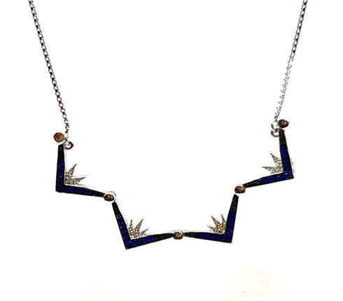 Sterling Star Of Bethlehem Opening Magnetic Necklace