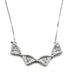 Sterling Round Jerusalem Cross Opening Magnetic Necklace