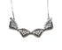 Sterling Round Jerusalem Cross Opening Magnetic Necklace