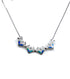 Sterling with Opal Jerusalem Cross Opening Magnetic Necklace