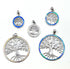 Sterling Silver with Opal Tree of Life Pendant