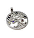 Sterling Silver Colored Tree of Life Pendant