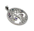 Sterling Silver Colored Tree of Life Pendant