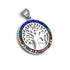 Sterling Silver Colored Tree of Life Pendant
