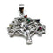 Sterling Silver Colored Tree of Life Pendant