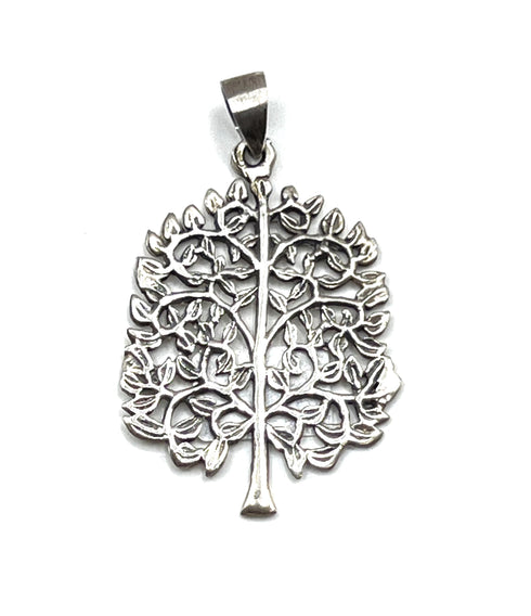 Sterling Silver Colored Tree of Life Pendant