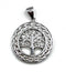 Sterling Silver Round Tree of Life Pendant