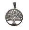 Sterling Silver Oxidized Colored Tree of Life Pendant