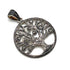 Sterling Silver Oxidized Colored Tree of Life Pendant