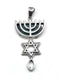 Sterling Silver With Stone of Israel Grafted In Pendant