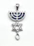 Sterling Silver With Stone of Israel Grafted In Pendant