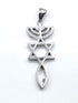 Sterling Silver Grafted In Pendant