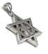 Sterling Silver Star of David with Cross Pendant