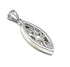 Sterling Silver Modern Grafted In Pendant