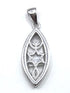 Sterling Silver Modern Grafted In Pendant