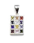 Sterling Silver Hoshen Breast Plate Pendant