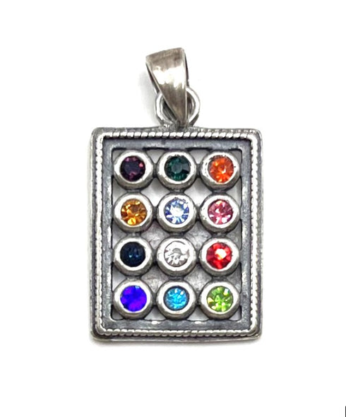 Sterling Silver Hoshen Breast Plate Pendant