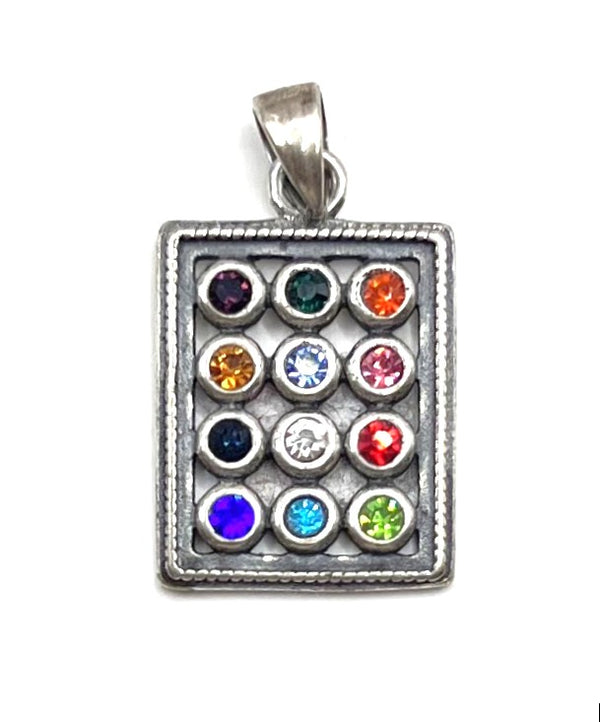 Sterling Silver Hoshen Breast Plate Pendant