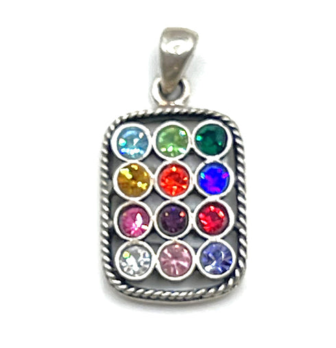 Sterling Silver Hoshen Breast Plate Pendant