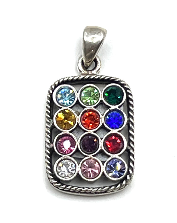 Sterling Silver Hoshen Breast Plate Pendant