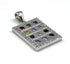 Sterling Silver Modern Hoshen Breast Plate Pendant