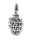 Sterling Silver Remember Jerusalem Words Pendant