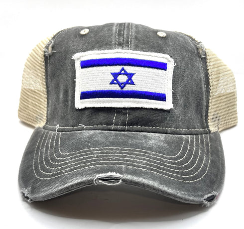 Israel Flag Adjustable Snapback Cap